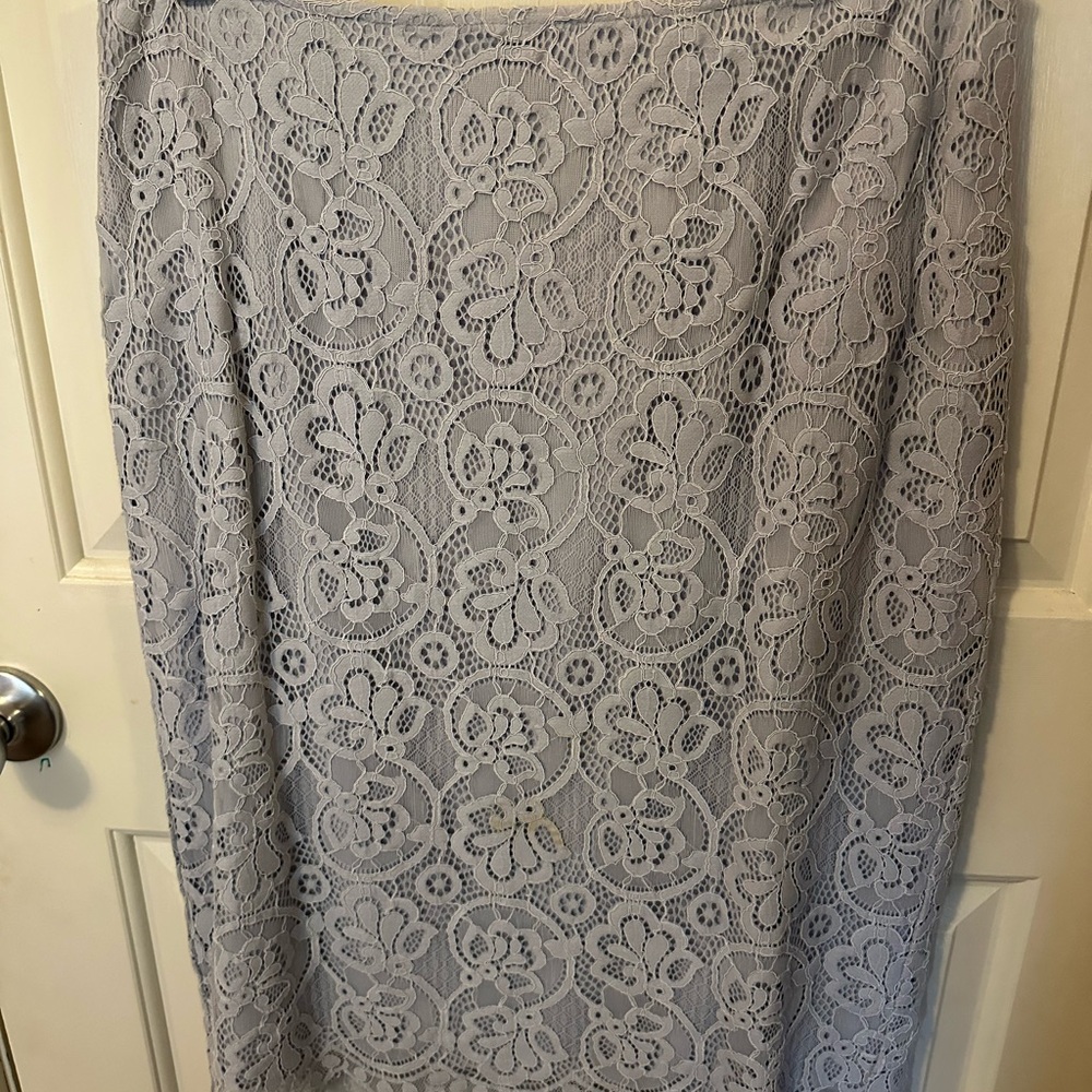 Dainty Jewells Lace Top in Soft Light Blue - Picture 4 of 12